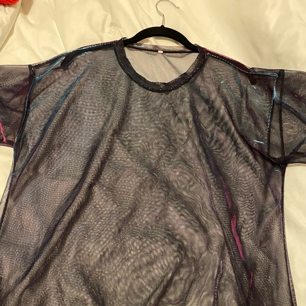 SHEIN SHEER SIZE 1X SHIRT